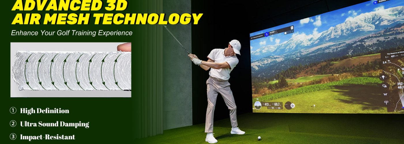 golf impact screen